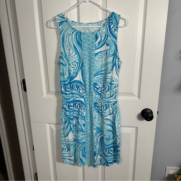 Lilly Pulitzer Dresses & Skirts - Lilly Pulitzer Windward dress in Sea Ruffles, size M, cotton, spring, summer